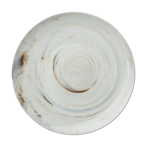 Oneida L6200000117C Luzerne Marble 6.25" Porcelain Coupe Plate - 4 Doz