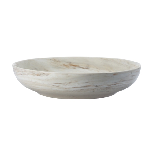 Oneida L6200000750 Luzerne Marble 15 oz. Porcelain Dinner Coupe Bowl - 3 Doz