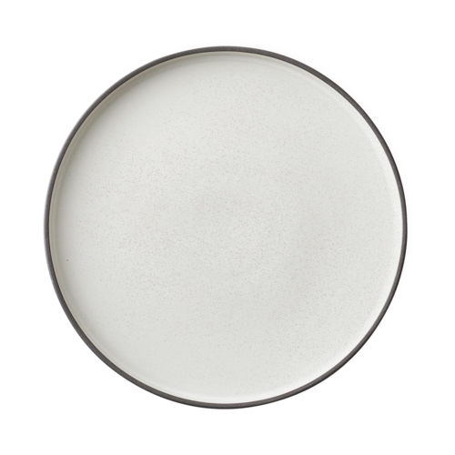 Oneida MO2701016DW Moira Dusted White 6.25" Diameter Stoneware Plate - 33 Doz
