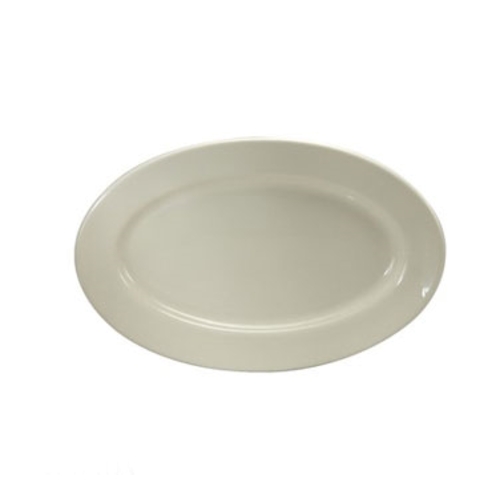 Oneida F1500001342 Niagara Cream White Porcelain 9.75 dia. Platter - 2 Doz