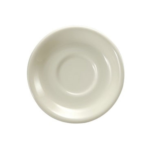Oneida F1500001505 Niagara Cream White 4.875" Porcelain Saucer - 3 Doz