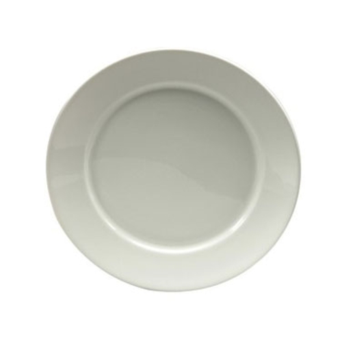 Oneida R4220000143 Royale Bright White 9.5" Mid-Rim Porcelain Plate - 2 Doz