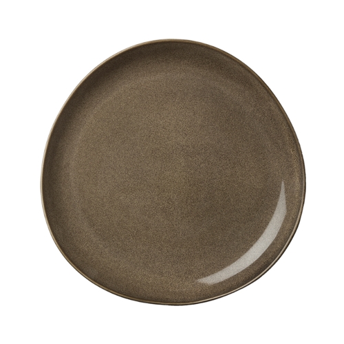 Oneida L6753059124P Rustic Chestnut 7.25" Two-Tone Porcelain Plate - 2 Doz