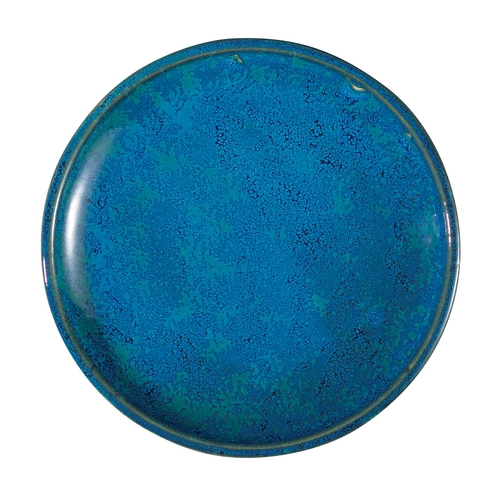 Oneida F1468994132 Studio Pottery Blue Moss 8.5" Porcelain Plate - 2 Doz