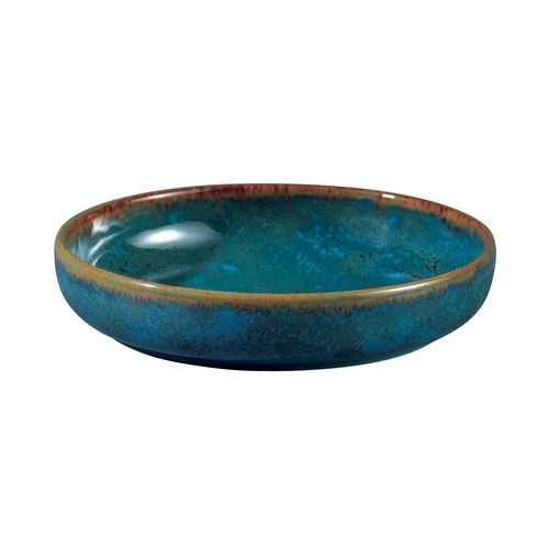 Oneida F1468994291 Studio Pottery Blue Moss 23.5 oz Porcelain Tapas Dish- 2 Doz