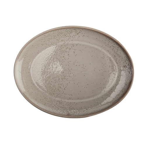 Oneida F1493015355 Terra Verde Natural 11" Porcelain Serving Platter - 1 Doz