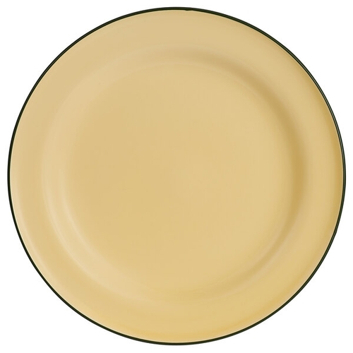 Oneida L2103006152 Luzerne Tin Tin Yellow 10.75" Porcelain Plate - 1 Doz