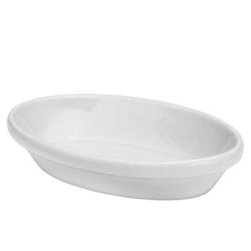Oneida F1400000644 Tundra Bone White 8.75 oz. Porcelain Casserole Dish - 2 Doz