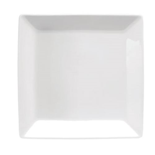 Oneida F1400000147S Tundra Bone White 9.875" x 9.875" Porcelain Square Plate