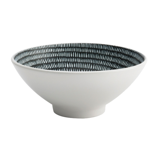 Oneida L6350000785 Luzerne Urban Storm 57 oz. Porcelain Pedestal Bowl - 1 Doz