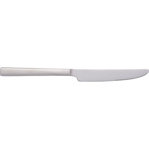 International Tableware, Inc GA-331 Gallery Silver 9.5" Stainless Steel Dinner Knife - 1 Doz