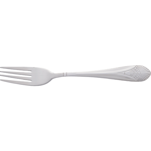 International Tableware, Inc CS-221 Cosmopolitan Silver 7.75" Stainless Steel Dinner Fork -1 Doz