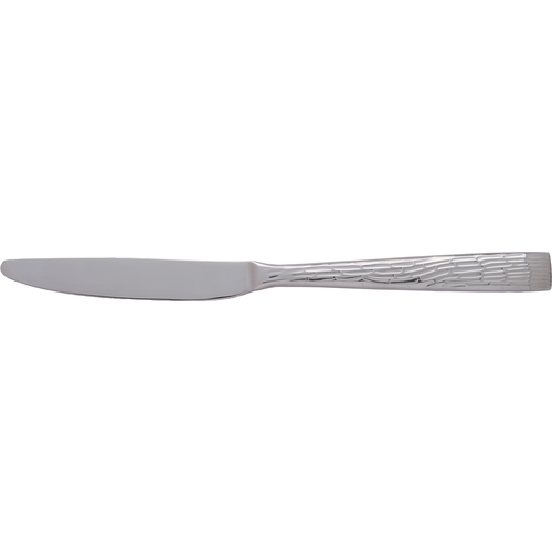 International Tableware, Inc SP-331 Sprig Silver 9.25" Stainless Steel Dinner Knife - 1 Doz