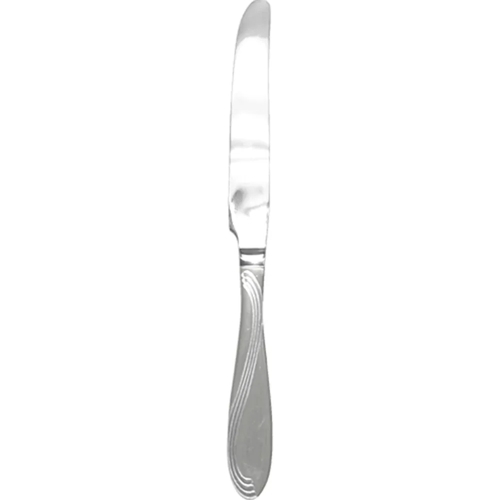 International Tableware, Inc WAV-331 Wave 9.125" Stainless Steel Dinner Knife - 1 Doz