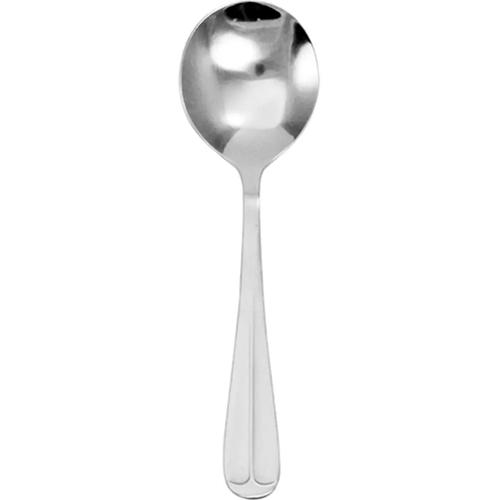 International Tableware, Inc OX-113 Oxford 6" Stainless Steel Bouillon Spoon - 1 Doz