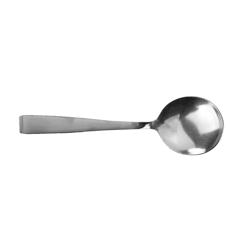 International Tableware, Inc CO-113 Cora 5.875" Stainless Steel Bouillon Spoon - 1 Doz