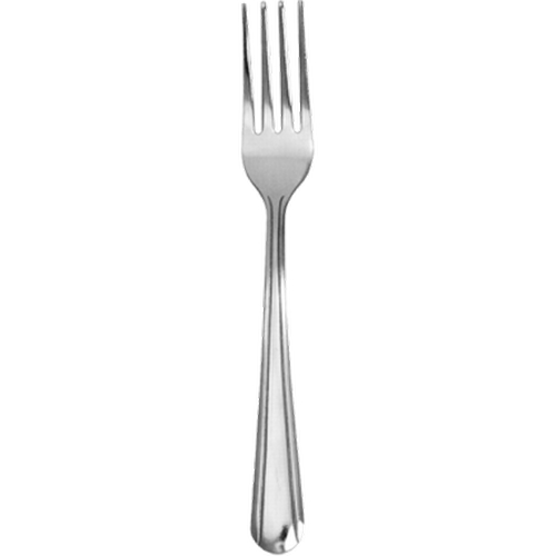 International Tableware, Inc DOH-221 Dominion Heavy Weight 7" Stainless Steel Dinner Fork - 1 Doz