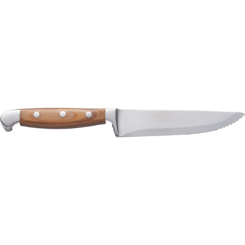 International Tableware, Inc IFK-416 9.38" Stainless Steel Steak Knife w/ Pakkawood Handle -1 Doz