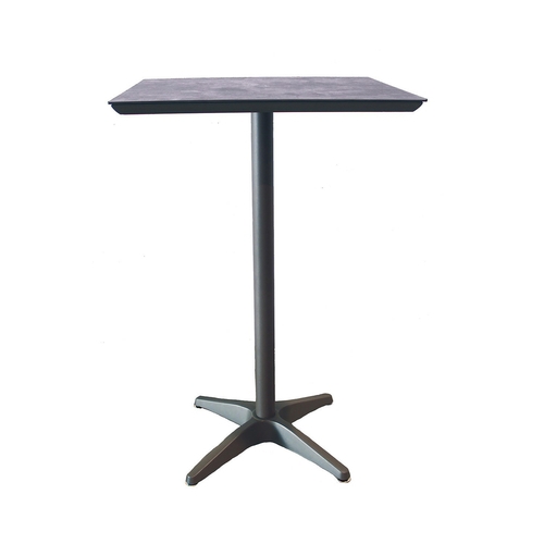 Grosfillex U3402288 Sunset Granite 28"x28" Laminate Outdoor Bar Height Table