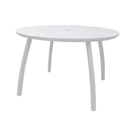 Grosfillex S6702096 Sunset White 42 Laminate Indoor/Outdoor Dinner Table
