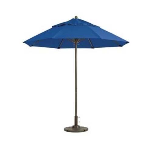 Grosfillex 98389731 Windmaster 7.5' Pacific Blue Patio Umbrella