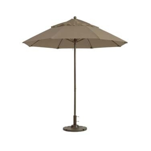Grosfillex 98318131 Windmaster 7.5' Taupe Patio Umbrella