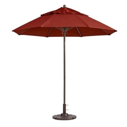 Grosfillex 98318231 Windmaster 7.5' Terra Cotta Patio Umbrella