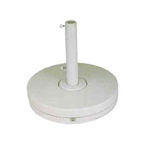 Grosfillex White 70 lb. Market Umbrella Base w/ 16" Stem