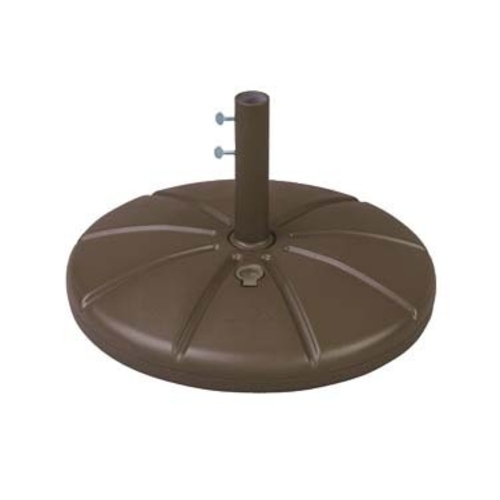 Grosfillex Bronze Mist 35 to 40 lb. Market Umbrella Base w/ 13" Stem