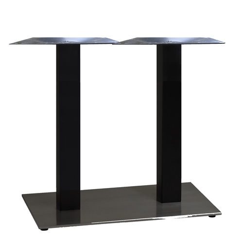 Grosfillex US505017 Gamma Lateral 16" x 28" Square Dining Height Table Base