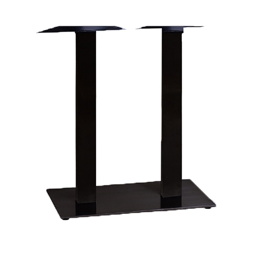 Grosfillex US506017 Gamma Lateral 16" x 28" Square Bar Height Table Base