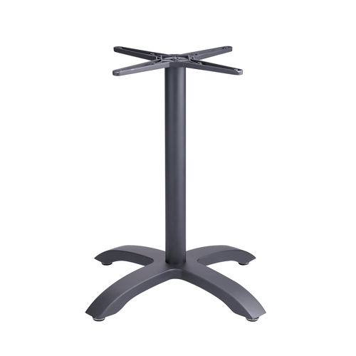 Grosfillex UT740017 Eco-Fix 26"x26" Black Central Dining Height Table Base