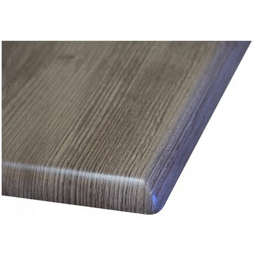Grosfillex UT240742 Melamine 36" x 36" Square Table Top - Aged Oak