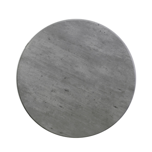 Grosfillex UT225038 Indoor/Outdoor Melamine 28" Diameter Table Top - Granite