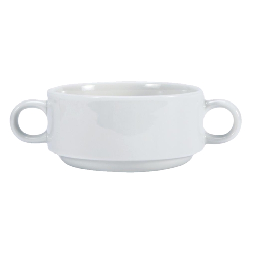 Oneida L5800000571B Luzerne Verge 9.5 oz. Porcelain Soup Cup - 2 Doz