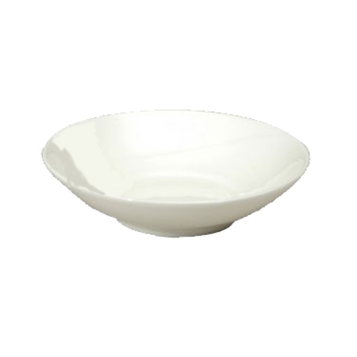 Oneida F1150000710 Vision Warm White 6.5 oz. Bone China Fruit Bowl - 3 Doz