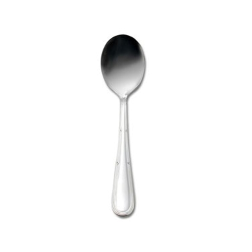 Oneida 1336SSGF Becket Silver Plated 6" Bouillon Spoon - 3 Doz