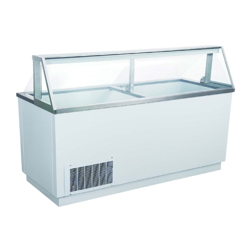 Falcon Food Service ADPC-66 68" Ice Cream Dipping Cabinet w/ (12) 3 Gallon Tub Capacity