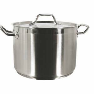 Thunder Group SLSPS4040 40 Qt Stainless Steel Induction Stock Pot w/ Lid
