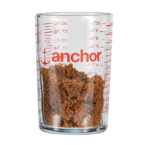 Anchor Hocking 91016L20 5 oz. Measuring Cup w/ Red Markings - 6 Per Case