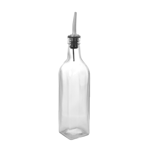 Anchor Hocking 98700TG 16 oz. Glass Oil & Vinegar Bottle w/ Spout - 4 Per Case