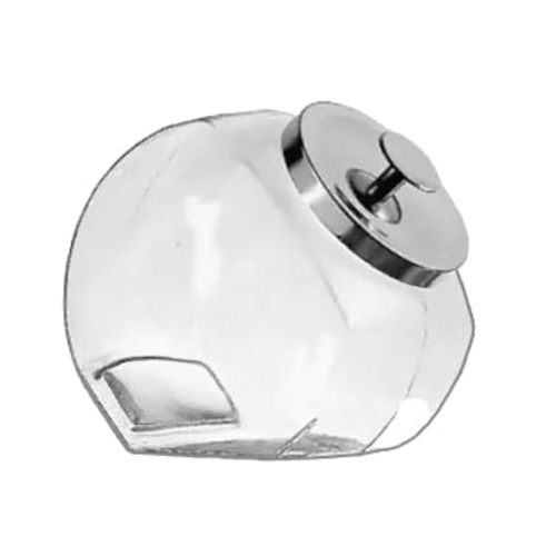 Anchor Hocking 69857AHG17 1/2 Gallon Penny Candy Jar w/ Chrome Lid - 4 Per Case