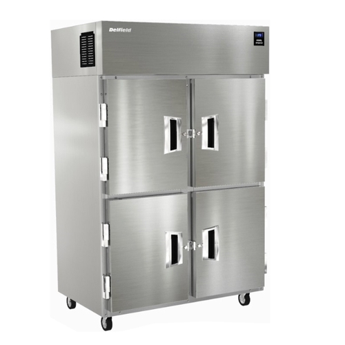 Delfield 6051XL-SH 33.2 Cu. ft Reach-In Commercial Refrigerator 4 Solid Doors 