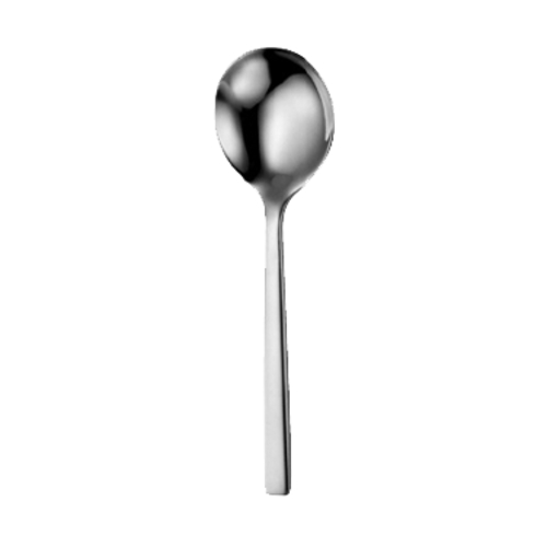 Oneida B678SBLF Chef's Table™ Stainless Steel 6.25" Bouillon Spoon - 1 Doz