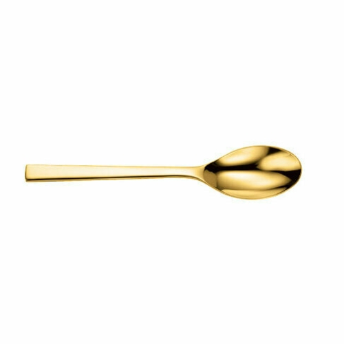 Oneida B408SDEF Chef's Table™ Golden Finish 7" Dessert Spoon - 1 Doz