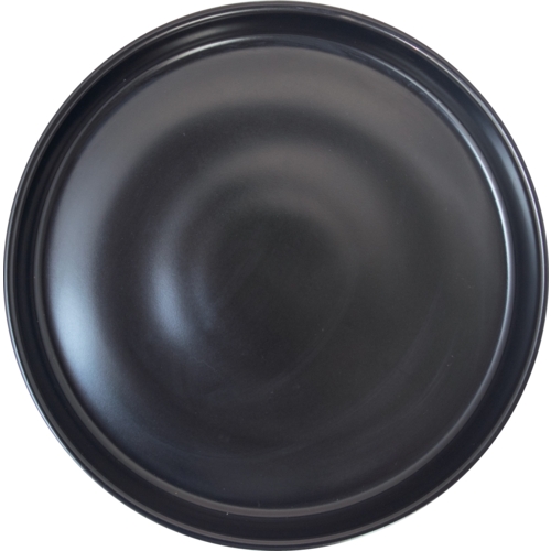 International Tableware, Inc TN-91-MB-EW Torino Stak Matte Black 9.5" Dia. Porcelain Wall Plate-1 Doz