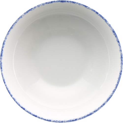 International Tableware, Inc PR-207-CB Provincial European White with Blue Rim 20 oz. Bowl - 1 Doz