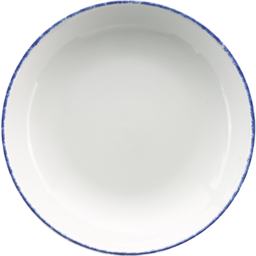 International Tableware, Inc PR-110-CB Provincial European White with Blue Rim 40 oz. Bowl - 1 Doz