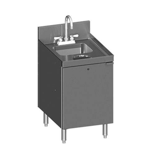 Glastender C-SC-18-LD CHOICE 18" x 24" Stainless Steel Sink Cabinet