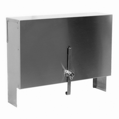 Glastender C-SRC-34 CHOICE 34" x 5" Stainless Steel Speed Rail Locking Cover